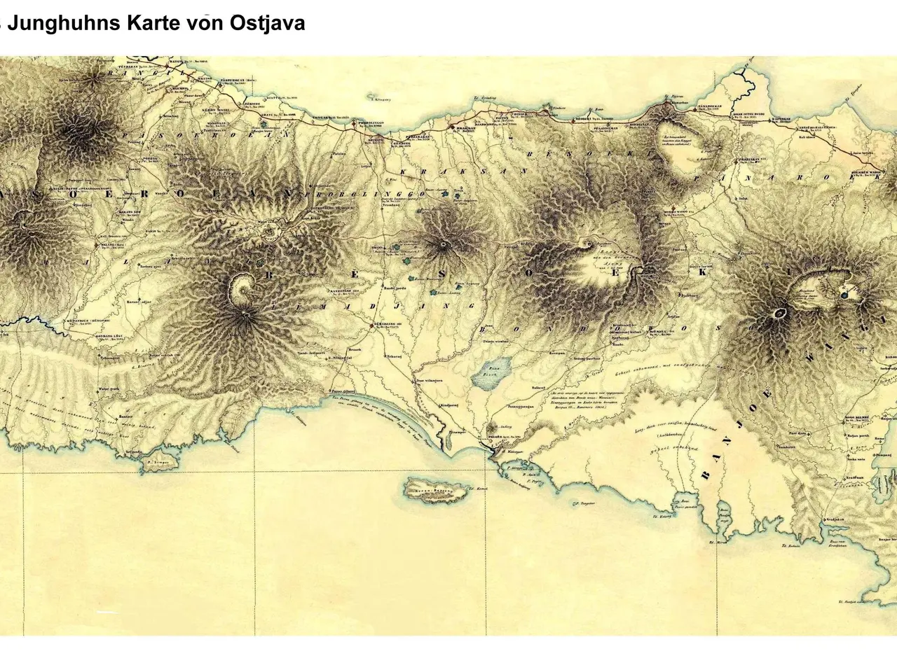 The image shows a map of the world with a lot of different types of volcanoes on it. At the top of...