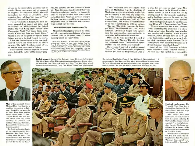 This is a newspaper. In this newspaper, we can see there are images of the persons and there are...