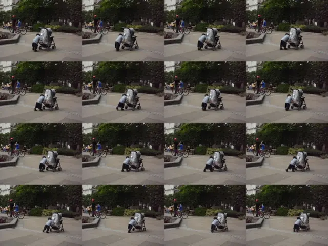 This image consists of an edited image. It is made has a collage. In which there is a small kid...