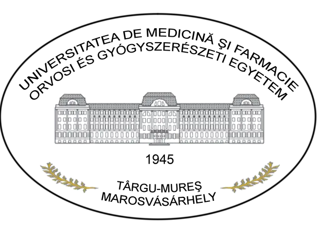 The image shows the logo of the University of Medicine, which consists of a building with text...