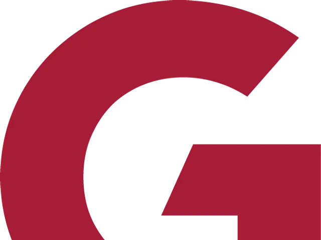 The image shows a red letter G on a white background, which is the logo of the University of...