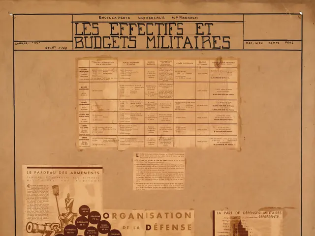 The image shows an old book with a bunch of papers on it. The papers contain text and pictures,...