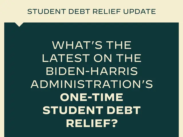The image shows a poster with the text "What's the latest on the Biden-Harris Administration's...