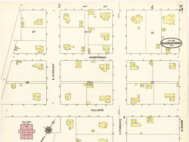 The image shows a map of the city of San Antonio, Texas, with the Blooming Grove School District...