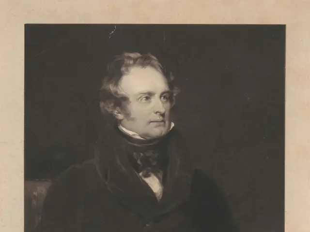 The image shows a portrait of John Wilson Esqr, the founder of moral philosophy in the University...