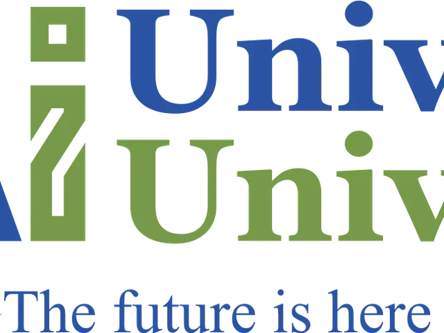 The image shows the Universal University logo with the text "The Future is Here" written...
