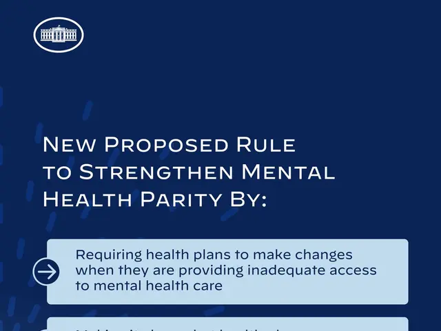 The image shows a blue background with text and a logo outlining a new proposed rule to strengthen...