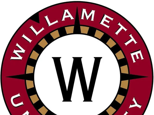 The image shows the Williamette University MBA logo, which consists of a white background with the...