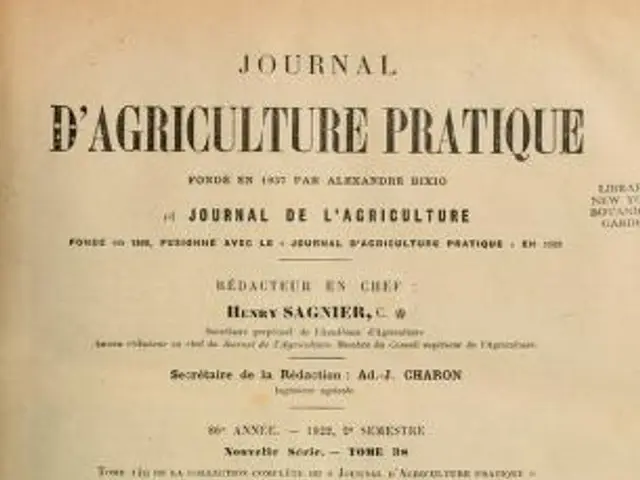 The image shows an old book with a picture of a farm on the cover. The book is titled "Journal...