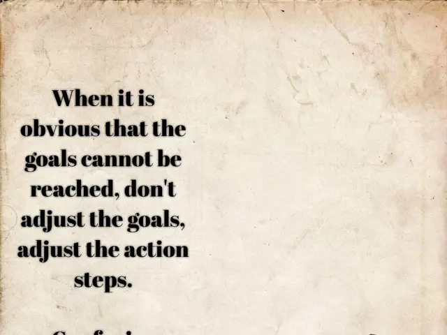 The image shows a poster with a cartoon image of a person on the right side and text that reads...