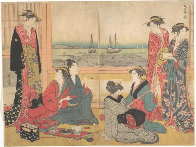The image shows Utagawa Kunisada Toyokuni III/Kunisada III from the series Fifty-Three Stations of...
